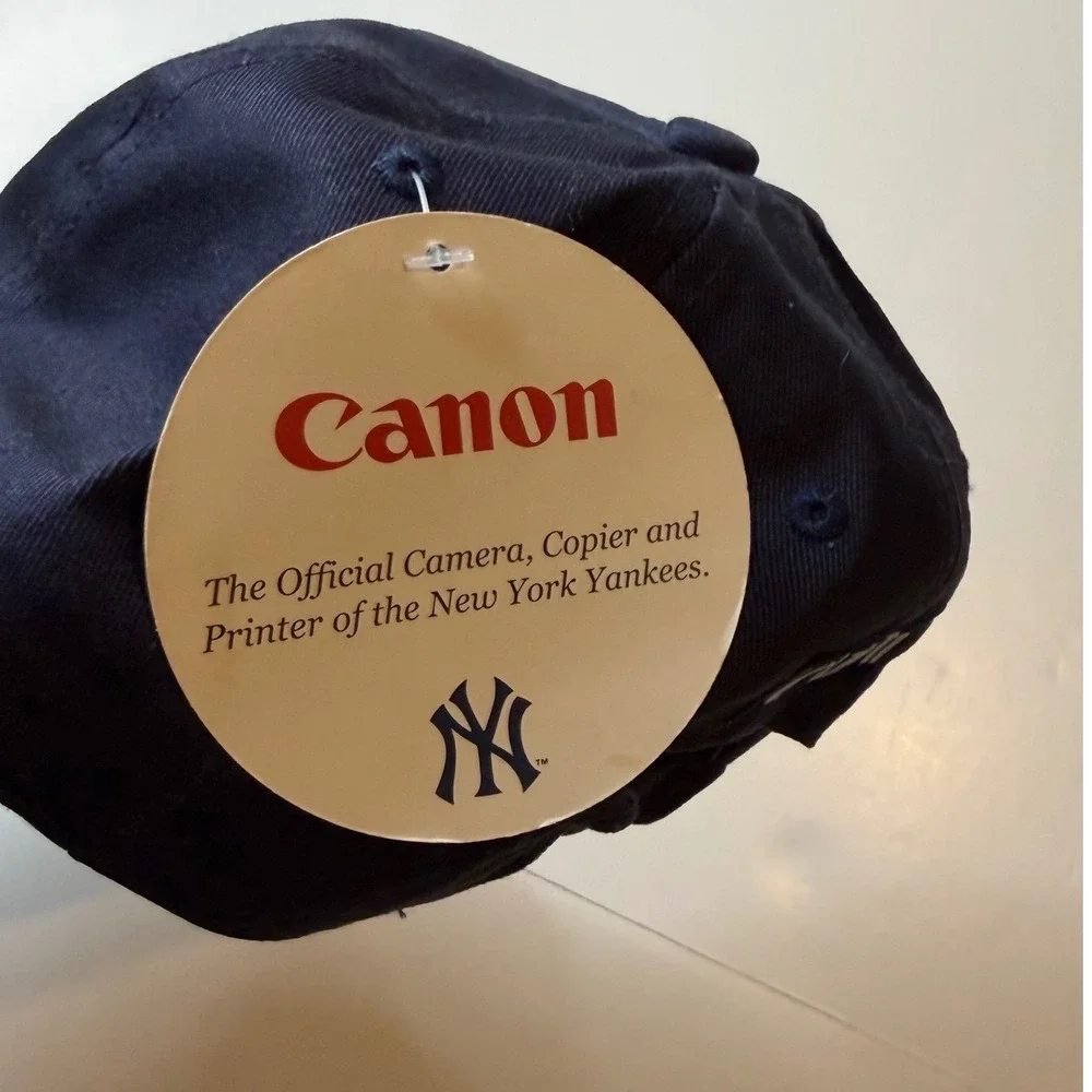New York Yankees Canon Promotional Hat Navy Blue Cotton Adjustable Baseball Cap